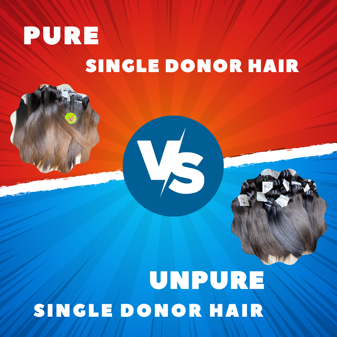 How to distinguish Pure Single Donor Hair and Unpure Single Donor Hair ...