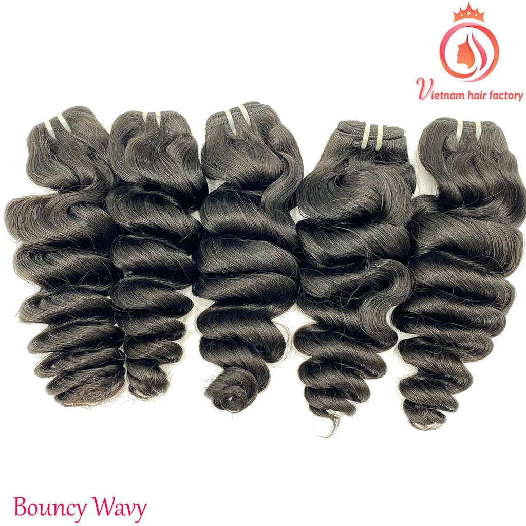 Vietnamese hair for Bouncy Wavy